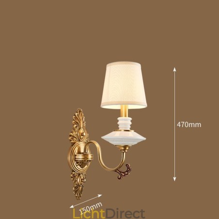 100% puur messing Luxe rustieke retro vintage messing keramiek 1 lichts kaars wandlamp met stoffen kap Speciaal voor hotel kantoor showroom woonkamer eetkamer 100% puur messing Luxe rustieke retro vintage messing keramiek 1 lichts kaars wandlamp met stoffen kap Speciaal voor hotel kantoor showroom woonkamer eetkamer