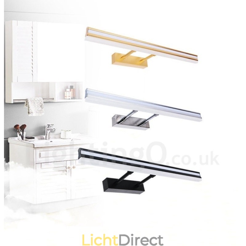 IP44 Spiegellamp Badkamerverlichting Omhoog en Omlaag Wandverlichting met Acryl Kap Make-up Verlichting
