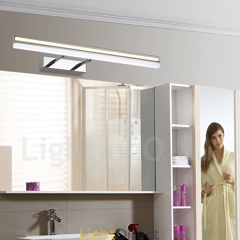 IP44 Spiegellamp Badkamerverlichting Omhoog en Omlaag Wandverlichting met Acryl Kap Make-up Verlichting