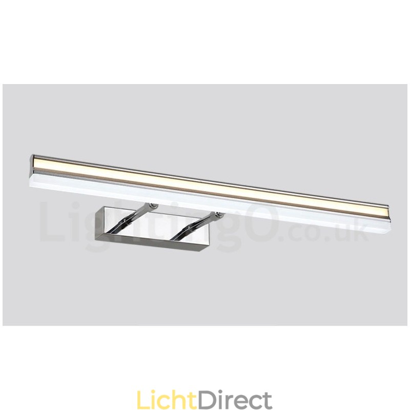 IP44 Spiegellamp Badkamerverlichting Omhoog en Omlaag Wandverlichting met Acryl Kap Make-up Verlichting