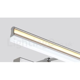 IP44 Spiegellamp Badkamerverlichting Omhoog en Omlaag Wandverlichting met Acryl Kap Make-up Verlichting