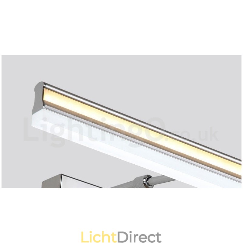 IP44 Spiegellamp Badkamerverlichting Omhoog en Omlaag Wandverlichting met Acryl Kap Make-up Verlichting