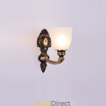 Puur messing luxe rustieke retro vintage messing 1 lichts kaars wandlamp met glazen kap speciaal voor hotel kantoor showroom woonkamer eetkamer Puur messing luxe rustieke retro vintage messing 1 lichts kaars wandlamp met glazen kap speciaal voor hotel kantoor showroom woonkamer eetkamer