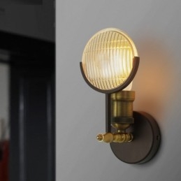 1 Licht Rustieke Retro Vintage Wandlamp met Glazen Kap Speciaal voor Hotel Kantoor Showroom Woonkamer Eetkamer