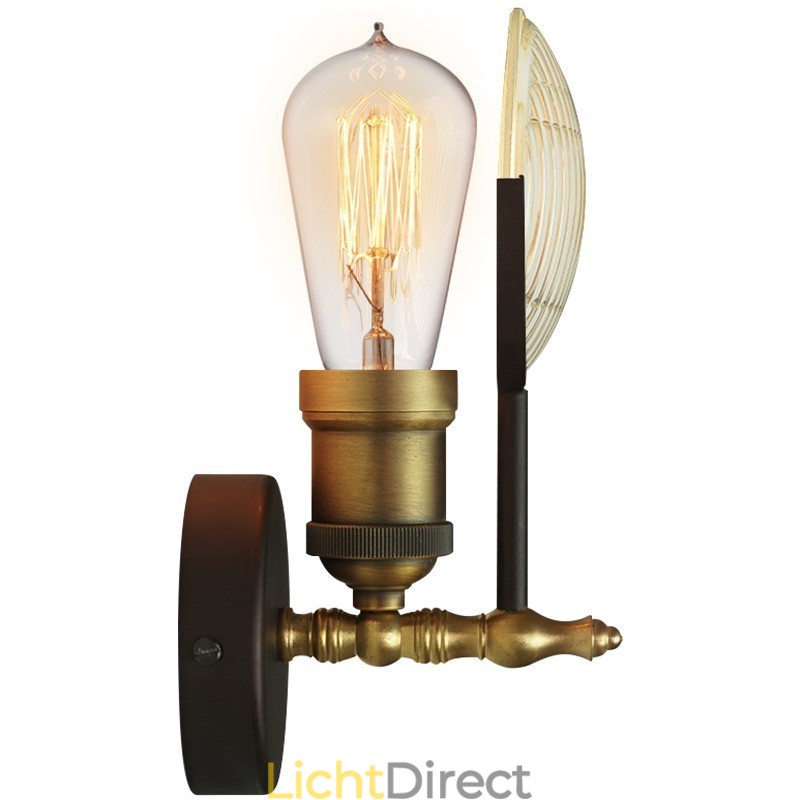 1 Licht Rustieke Retro Vintage Wandlamp met Glazen Kap Speciaal voor Hotel Kantoor Showroom Woonkamer Eetkamer