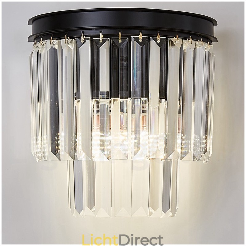 Moderne luxe K9 kristal wandlamp met kristallen kap