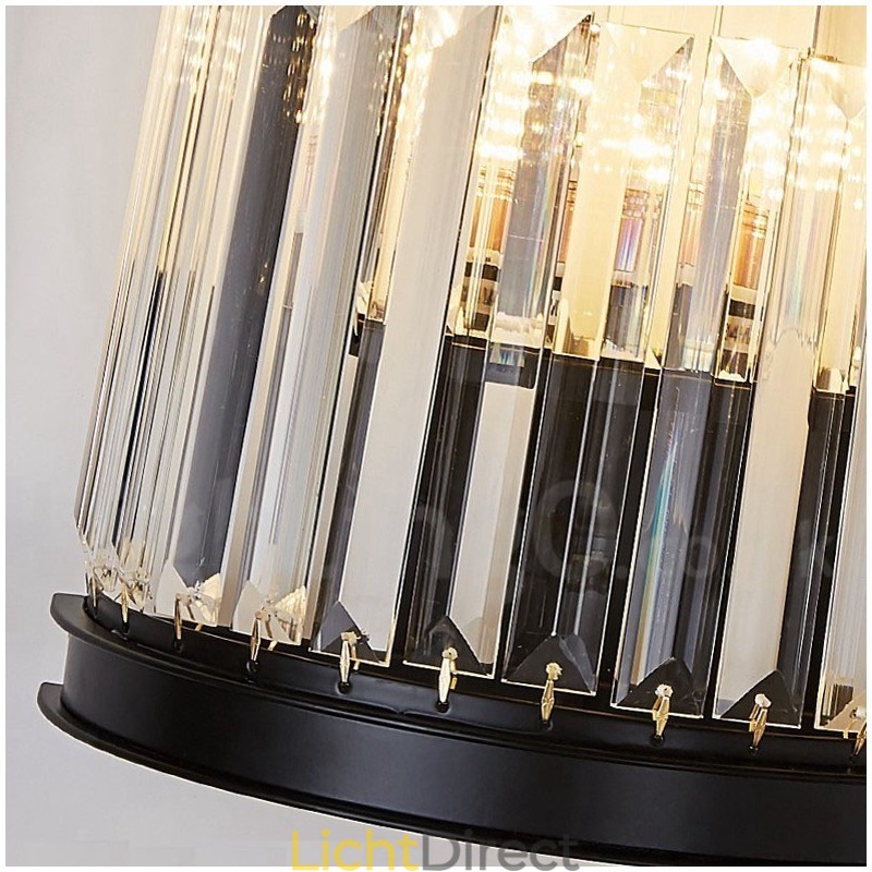 Moderne luxe K9 kristal wandlamp met kristallen kap