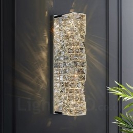 Moderne K9 Crystal Wandlamp voor Nachtkastje, Veranda, Gangpad, Woonkamer, Slaapkamer, Studeerkamer