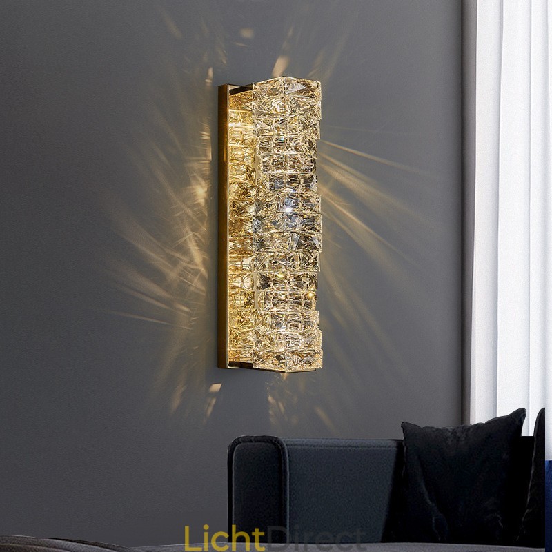 Moderne K9 Crystal Wandlamp voor Nachtkastje, Veranda, Gangpad, Woonkamer, Slaapkamer, Studeerkamer