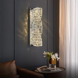 Moderne K9 Crystal Wandlamp voor Nachtkastje, Veranda, Gangpad, Woonkamer, Slaapkamer, Studeerkamer