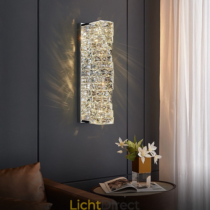 Moderne K9 Crystal Wandlamp voor Nachtkastje, Veranda, Gangpad, Woonkamer, Slaapkamer, Studeerkamer