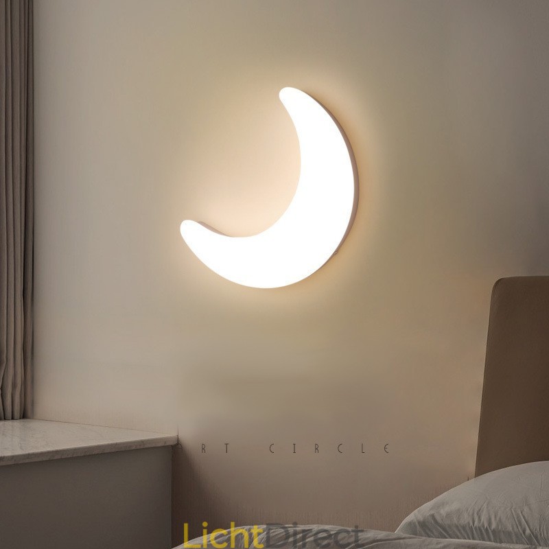 20W Nordic Indoor Maan Vorm Kinderkamer Wandlampen Plafondlampen