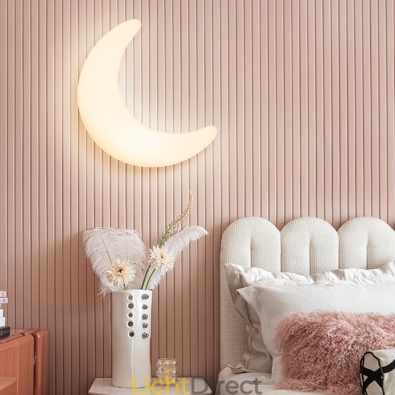 20W Nordic Indoor Maan Vorm Kinderkamer Wandlampen Plafondlampen