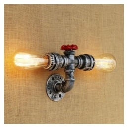 Vintage Retro Waterpijp Industriële Wandlampen Wandlamp