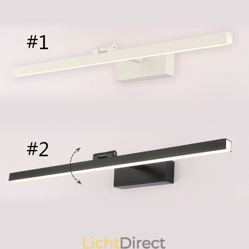 Nordic Stijl Spiegel Frontlicht Hoek Verstelbare Wandlamp Badkamer