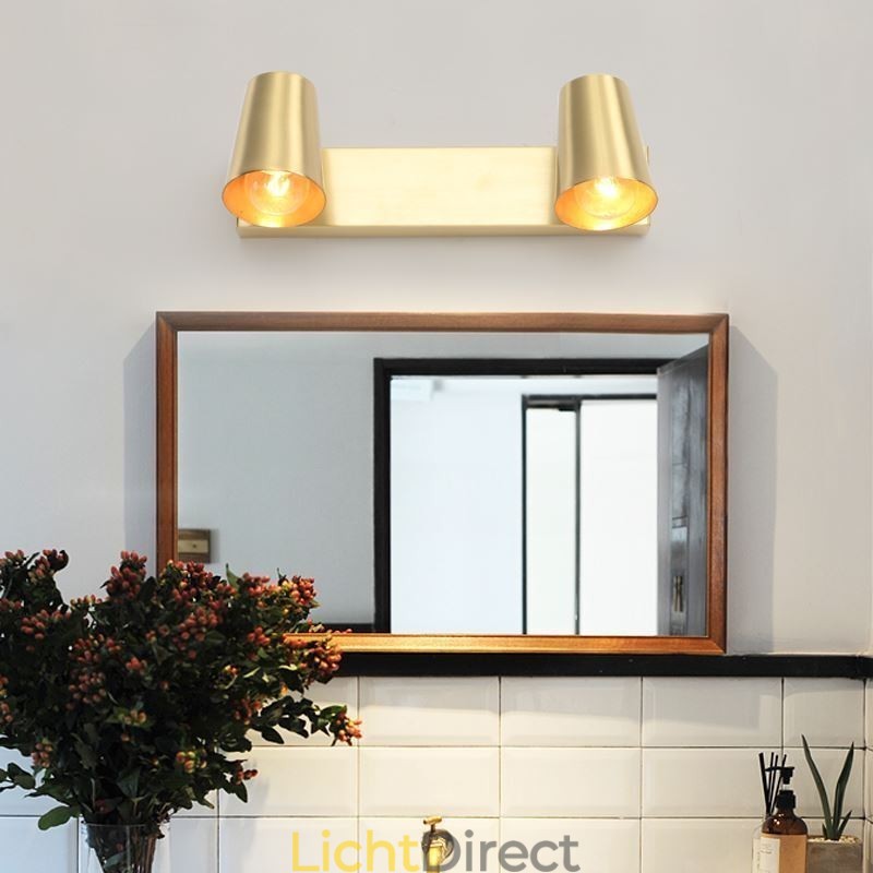 Nordic Messing Spiegel Frontlicht Spot Wandlamp