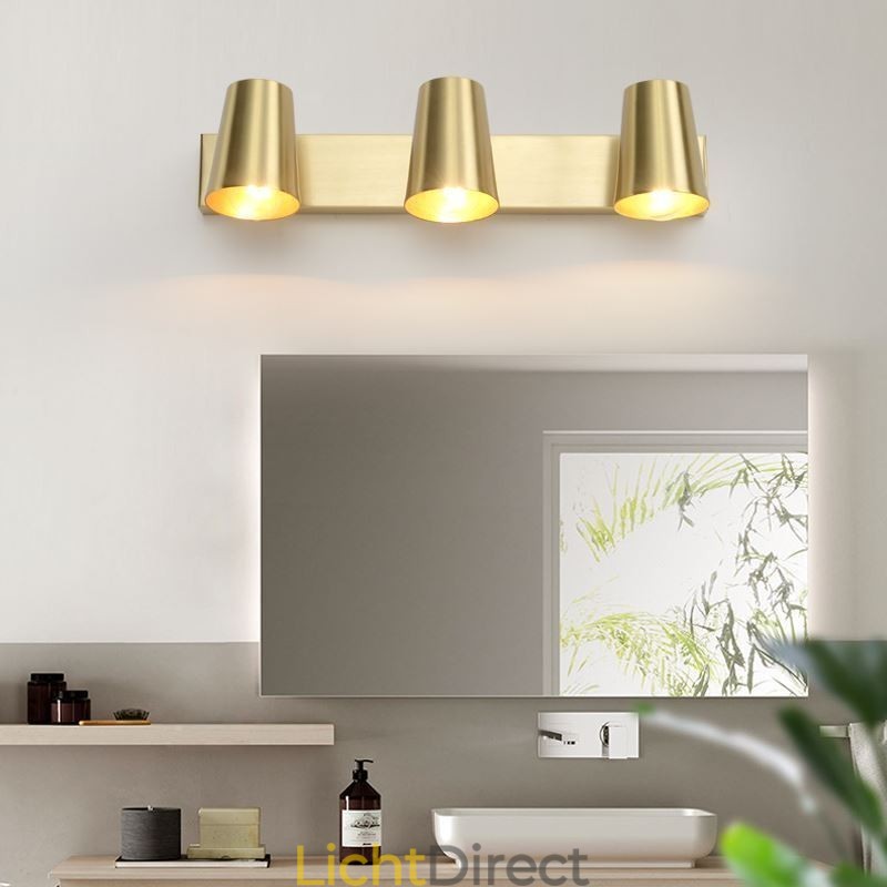 Nordic Messing Spiegel Frontlicht Spot Wandlamp