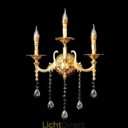 Europese Wandlamp Luxe Wandlamp Kristallen Druppel Decoratielamp Nachtkastje Verlichting