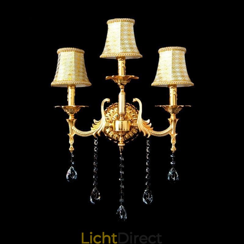 Europese Wandlamp Luxe Wandlamp Kristallen Druppel Decoratielamp Nachtkastje Verlichting