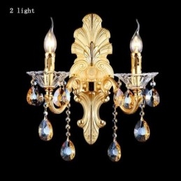 Europese Wandlamp Luxe Wandlamp Kristallen Druppel Decoratielamp Nachtkastje Verlichting