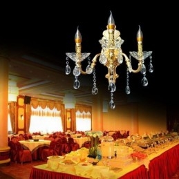 Europese Wandlamp Luxe Wandlamp Kristallen Druppel Decoratielamp Nachtkastje Verlichting