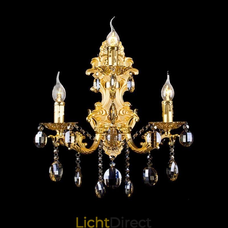 Europese mode wandlamp luxe kristallen druppel wandlamp verlichting