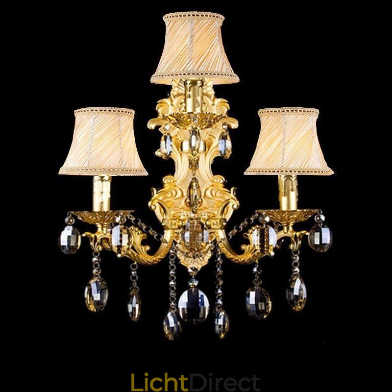 Europese mode wandlamp luxe kristallen druppel wandlamp verlichting