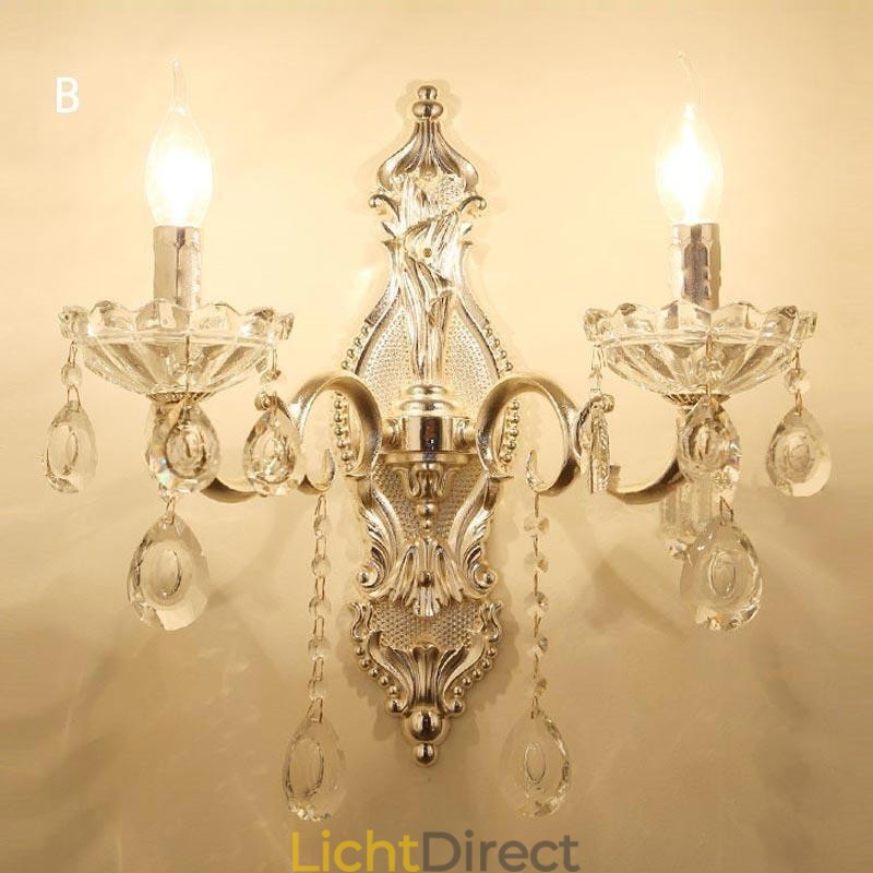 Europese Wandlamp Kristallen Wandlamp Decoratie Licht Wandlamp Verlichting