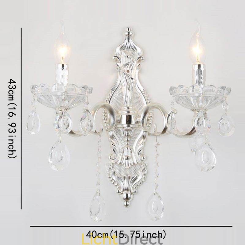 Europese Wandlamp Kristallen Wandlamp Decoratie Licht Wandlamp Verlichting