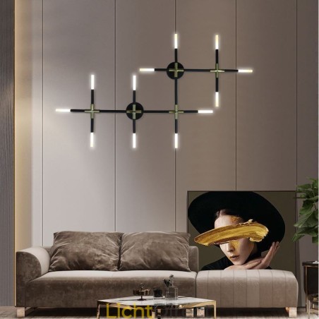 Wandlamp splitsen Warm wit creatieve wandlamp DIY combinatielamp Wandlamp splitsen Warm wit creatieve wandlamp DIY combinatielamp