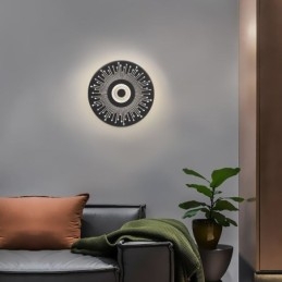 Wandlamp Nordic Full Copper Holle Ronde Wandlamp