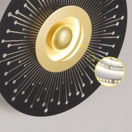 Wandlamp Nordic Full Copper Holle Ronde Wandlamp