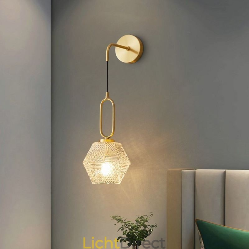 Moderne wandlamp Creatieve glazen wandlamp