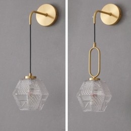 Moderne wandlamp Creatieve glazen wandlamp