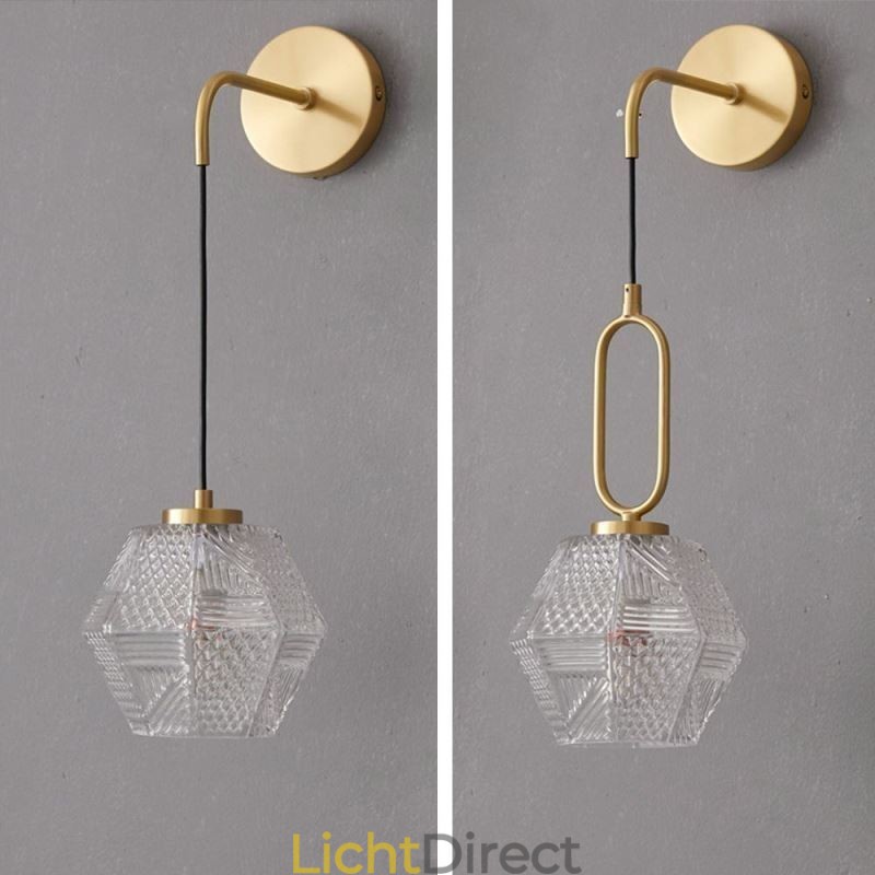 Moderne wandlamp Creatieve glazen wandlamp
