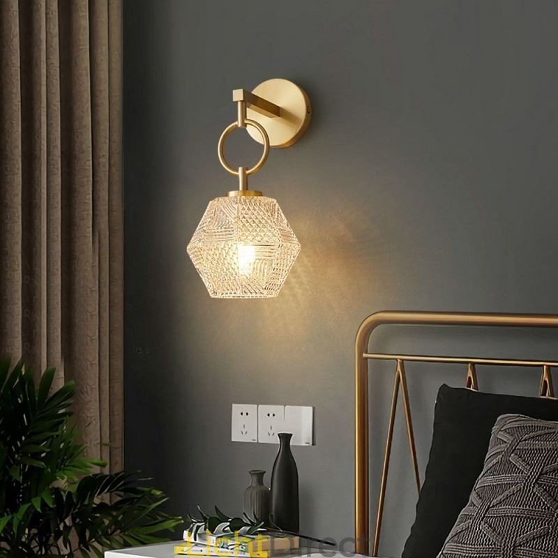 Moderne wandlamp Creatieve glazen wandlamp