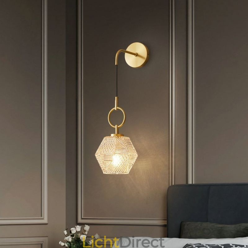 Moderne wandlamp Creatieve glazen wandlamp