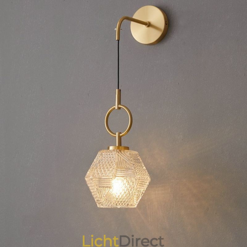 Moderne wandlamp Creatieve glazen wandlamp