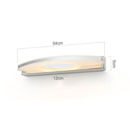 Moderne spiegelverlichting Wandlamp Badkamerverlichting Roestvrij staal