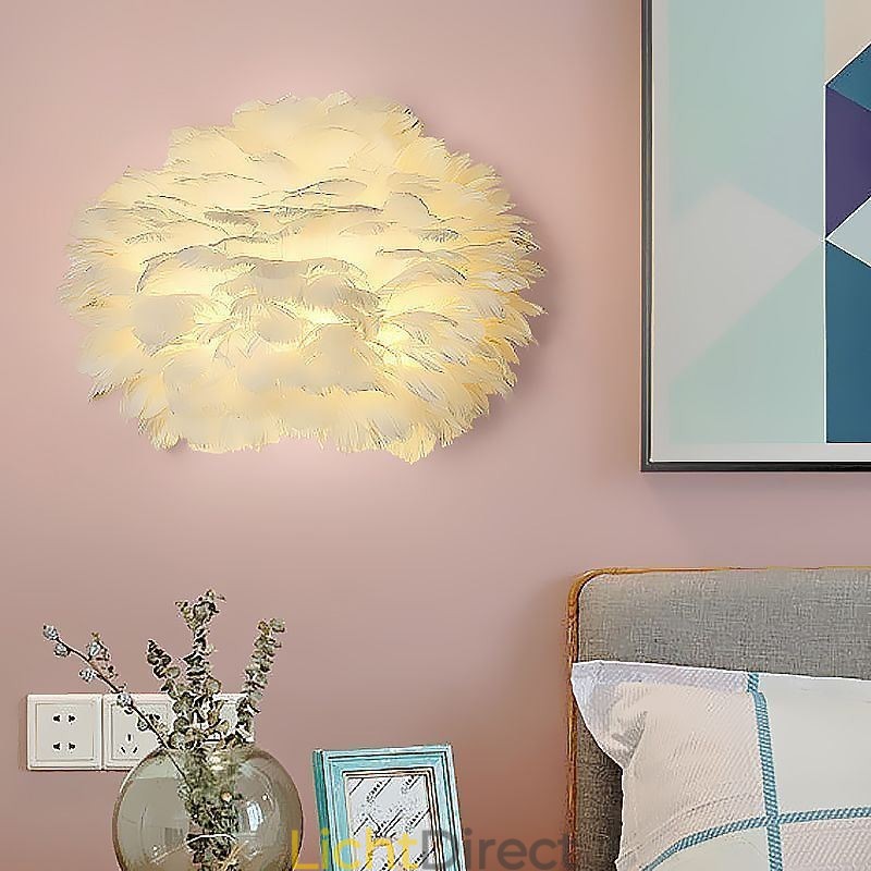 Creatieve veer wandlamp decoratieve wandlamp