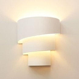 Moderne minimalistische wandlamp spiraalvormige taartlamp nachtkastje