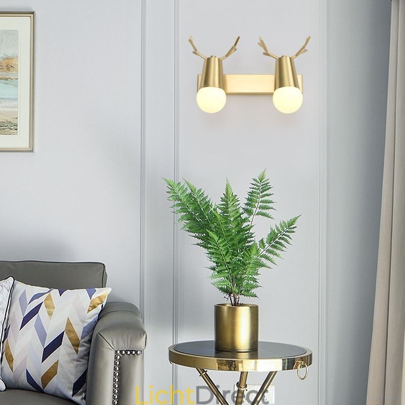 Nordic Messing Wandlamp Spiegel Frontlicht