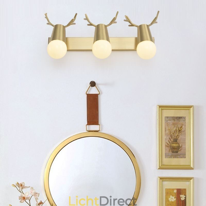Nordic Messing Wandlamp Spiegel Frontlicht