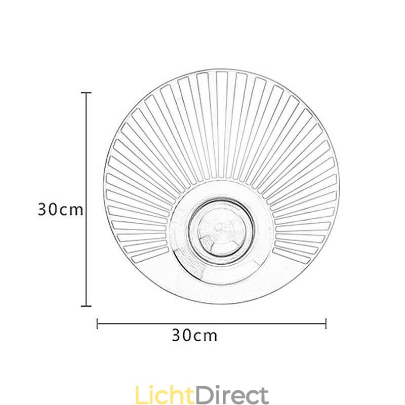Nordic messing wandlamp holle ronde vorm wandlamp