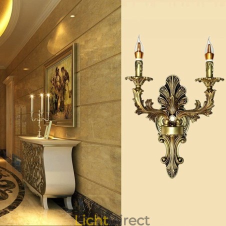 Europese Retro Wandlamp Creatieve Dubbele Huisverlichting Wandlamp Nachtkastje Verlichting Europese Retro Wandlamp Creatieve Dubbele Huisverlichting Wandlamp Nachtkastje Verlichting