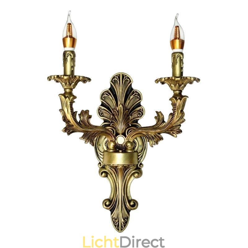 Europese Retro Wandlamp Creatieve Dubbele Huisverlichting Wandlamp Nachtkastje Verlichting