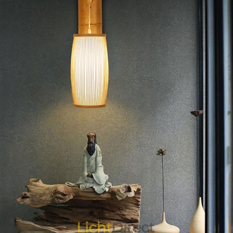 Geweven Bamboe Wandlamp Retro Chinese Wandlamp Verlichting