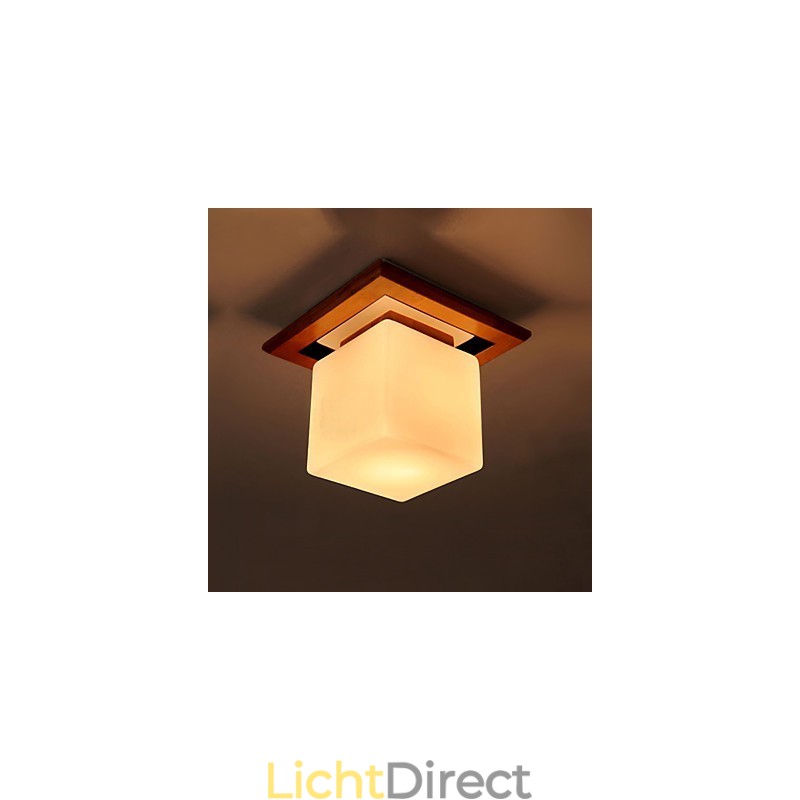 Inbouw mini-stijl moderne eigentijdse hout