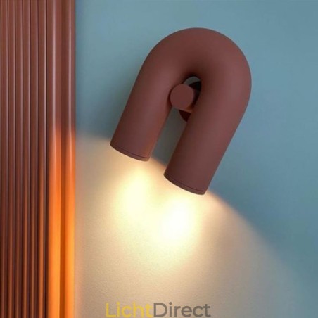 Wandlamp U-vorm Minimalistische creatieve wandlamp 90 Draaibare lampenkap Wandlamp U-vorm Minimalistische creatieve wandlamp 90 Draaibare lampenkap