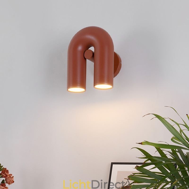 Wandlamp U-vorm Minimalistische creatieve wandlamp 90 Draaibare lampenkap